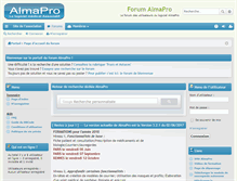 Tablet Screenshot of forum.almapro.org